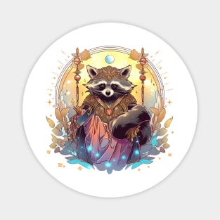 raccoon priest Magnet